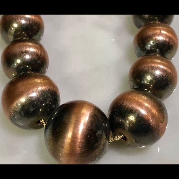 Stunning 30” Copper Bead Necklace - Picture 4 of 4